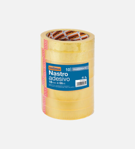 02NIK009 Nastro adesivo trasparente 15x66 NikOffice