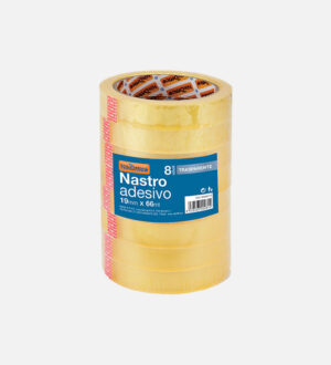 Nastro adesivo trasparente 19x66 NikOffice