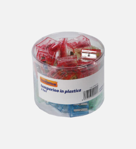 12NIK004 Temperino in plastica 2 fori NikOffice
