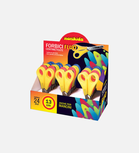 14NIK007 Forbici Fluo Monikids NikOffice