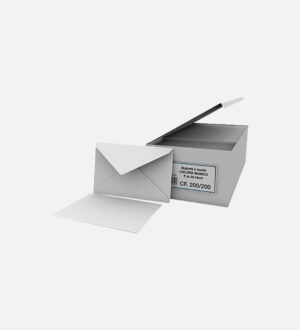 Biglietti e buste bianche NikOffice