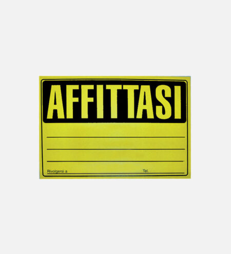 41NIK036 Cartello Affittasi NikOffice