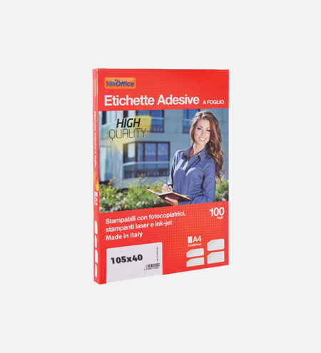 42NIK029 Etichette adesive 105x40 NikOffice