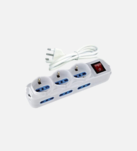 AC5924-1.jpg Multipresa 6 prese e 3 adattatori schuko Trustech