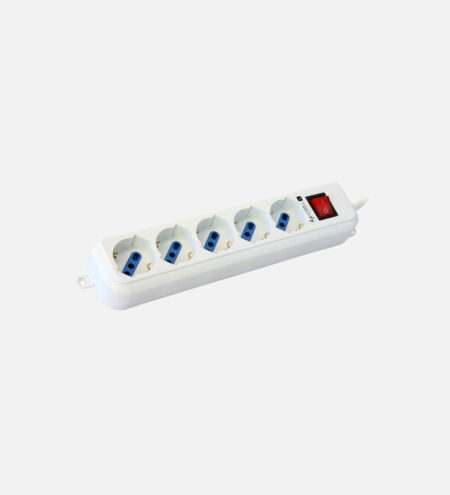 AC5935-1.jpg Multipresa 5 posti con adattatori schuko Trustech