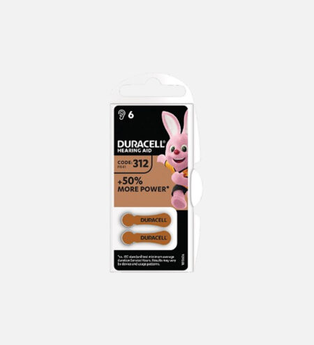 DUR072 Batteria acustica Duracell 312