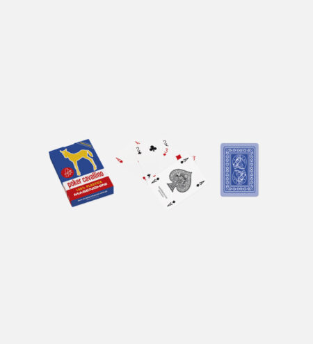MAC0201B-1.jpg Carte Masenghini Poker Cavallino fondo blu