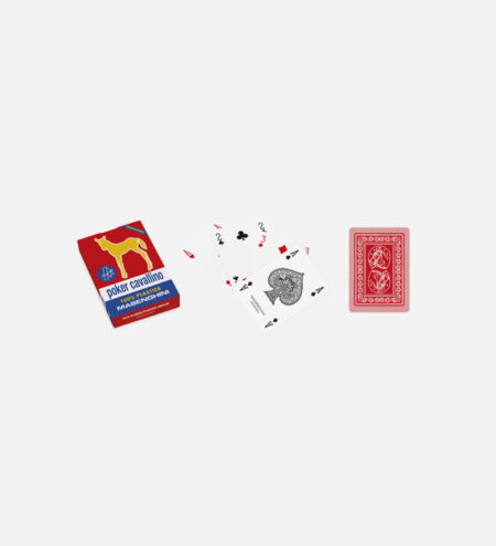 MAC0201R-1.jpg Carte Masenghini Poker Cavallino fondo rosso