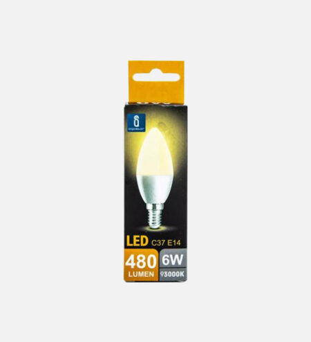 OLI14-6LC Lampada LED E14 6W Calda oliva Aigostar