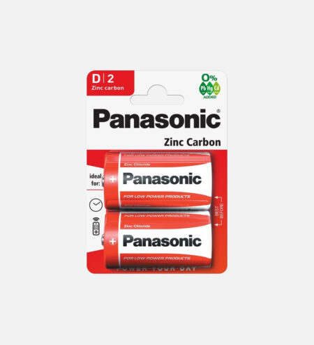 PAN42 Batteria Torcia Panasonic Zinco Carbone