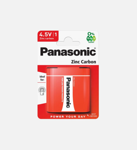 PAN45 Batteria Piatta Panasonic Zinco Carbone
