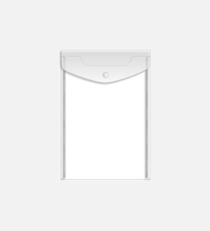 Busta portadocumenti con bottone 15x11