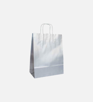 BUSTE REGALO REX C/CORD. 36X12X41 ARGENTO PZ25