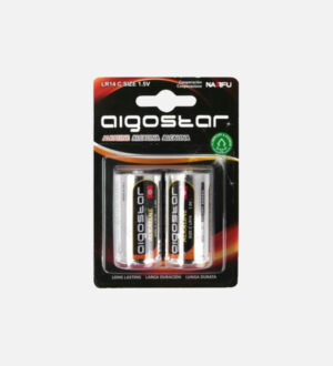 AIGOSTAR MEZZA TORCIA C 1,5V ALCALINA X2 PZ10