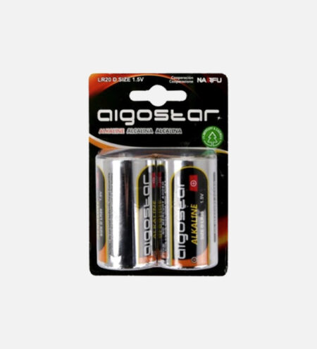 AIGOSTAR TORCIA D 1,5V ALCALINA X2 PZ10 AIGOSTAR TORCIA D 1,5V ALCALINA X2 PZ10