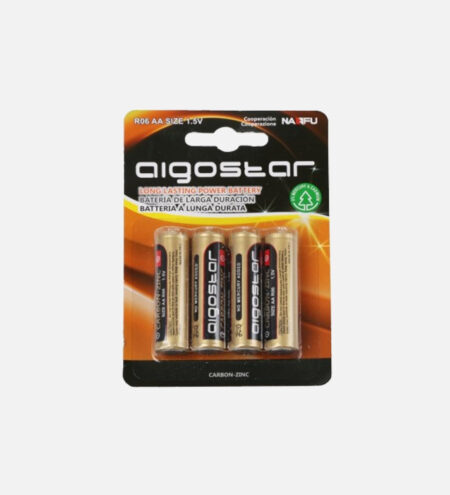 AIGOSTAR STILO AA 1,5V ZINCO CARBONIO X4 PZ20 AIGOSTAR STILO AA 1,5V ZINCO CARBONIO X4 PZ20