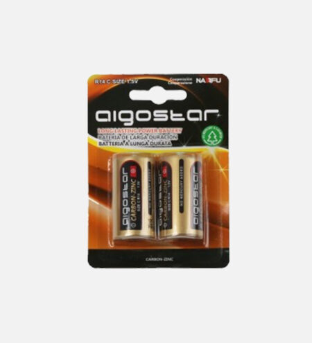 AIGOSTAR MEZZA TORCIA C 1,5V ZINCO CARBONIO X2 PZ 10 AIGOSTAR MEZZA TORCIA C 1,5V ZINCO CARBONIO X2 PZ 10